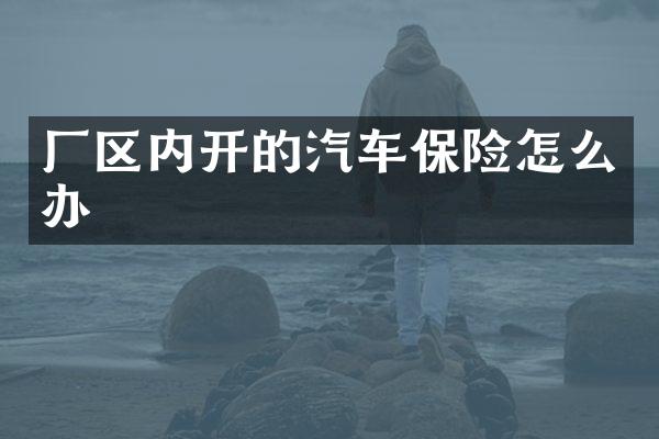 厂区内开的汽车保险怎么办