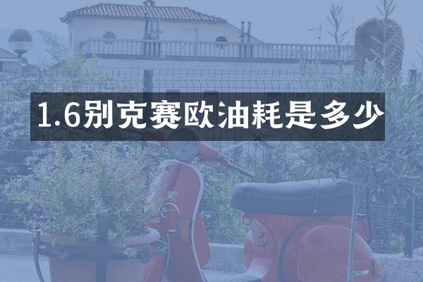 1.6别克赛欧油耗是多少