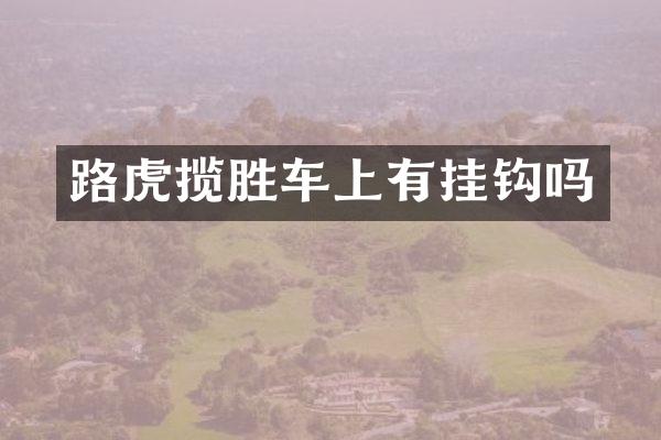 路虎揽胜车上有挂钩吗