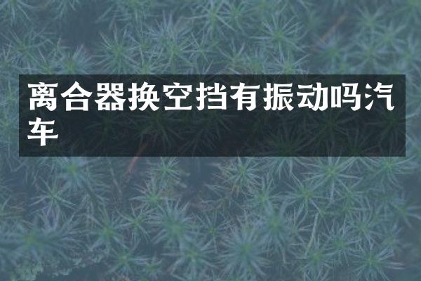 离合器换空挡有振动吗汽车