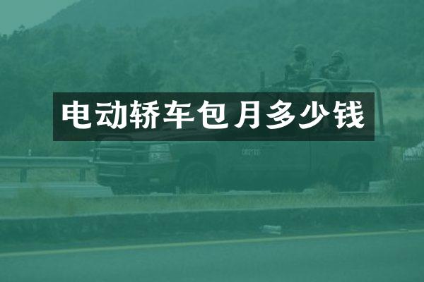 电动轿车包月多少钱