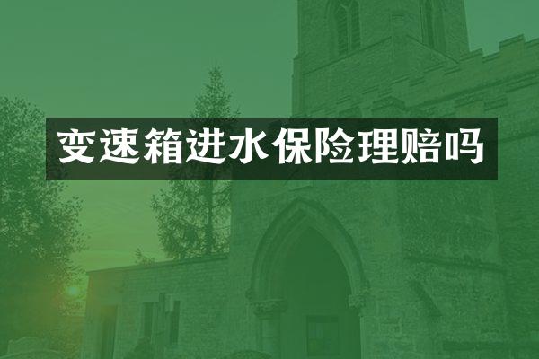 变速箱进水保险理赔吗