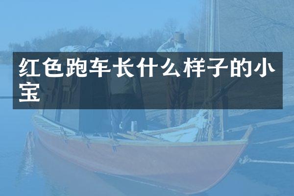 红色跑车长什么样子的小宝