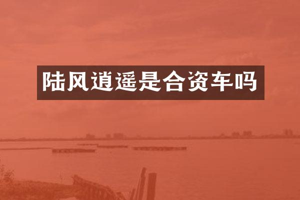 陆风逍遥是合资车吗