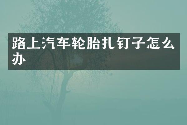 路上汽车轮胎扎钉子怎么办
