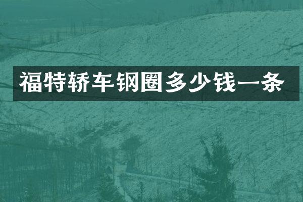 福特轿车钢圈多少钱一条