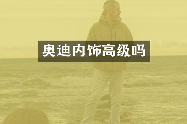 奥迪内饰高级吗