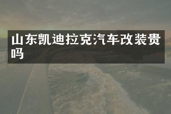 山东凯迪拉克汽车改装贵吗
