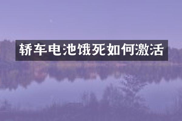 轿车电池饿死如何激活