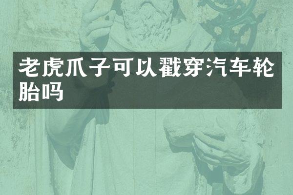 老虎爪子可以戳穿汽车轮胎吗