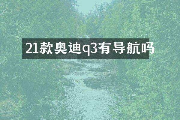 21款奥迪q3有导航吗