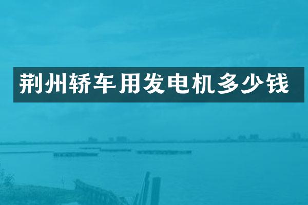 荆州轿车用发电机多少钱
