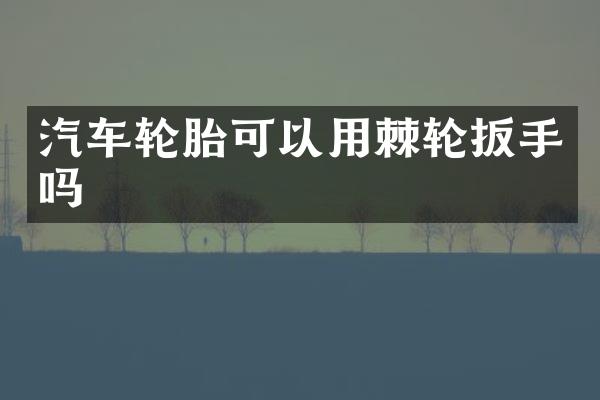 汽车轮胎可以用棘轮扳手吗