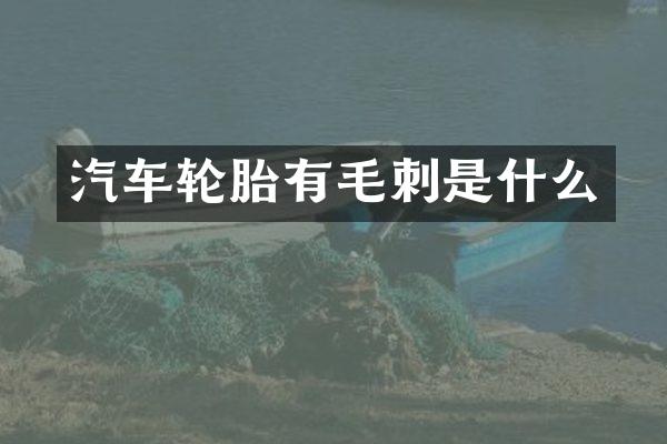 汽车轮胎有毛刺是什么