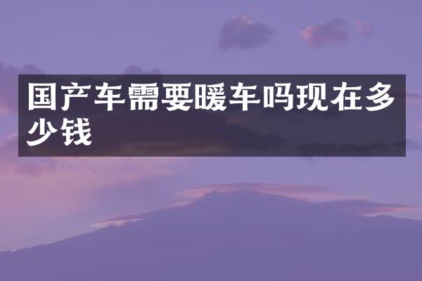 国产车需要暖车吗现在多少钱