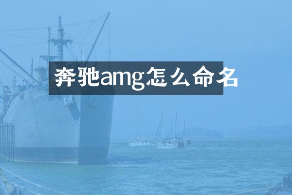奔驰amg怎么命名