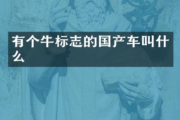 有个牛标志的国产车叫什么