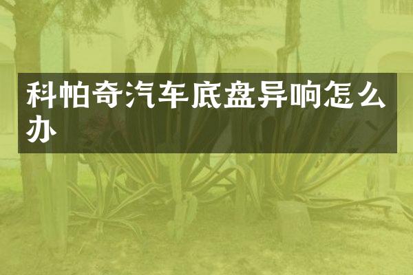 科帕奇汽车底盘异响怎么办