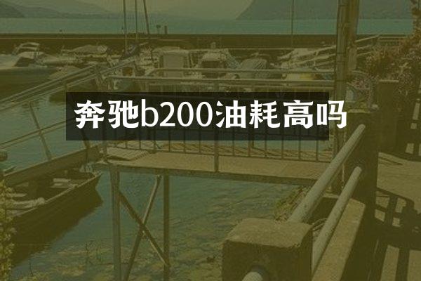 奔驰b200油耗高吗