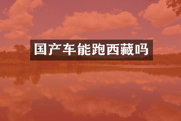 国产车能跑西藏吗