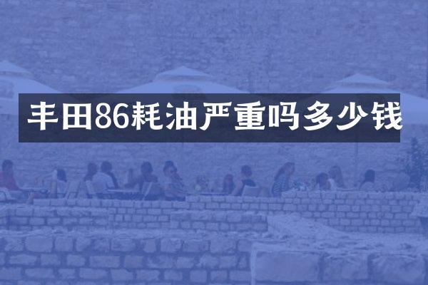 丰田86耗油严重吗多少钱