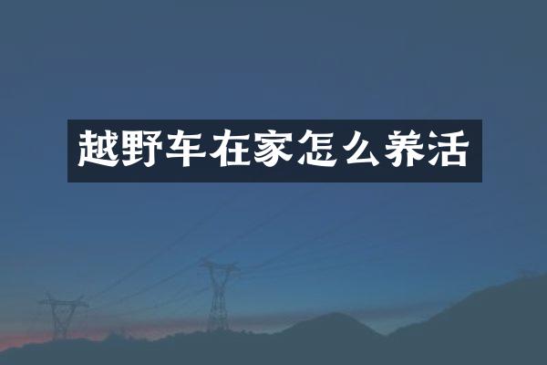 越野车在家怎么养活