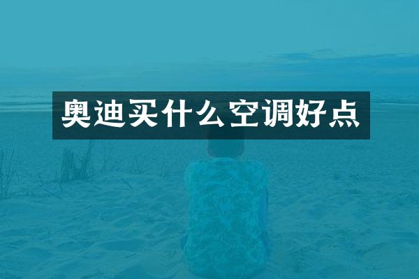 奥迪空调好点