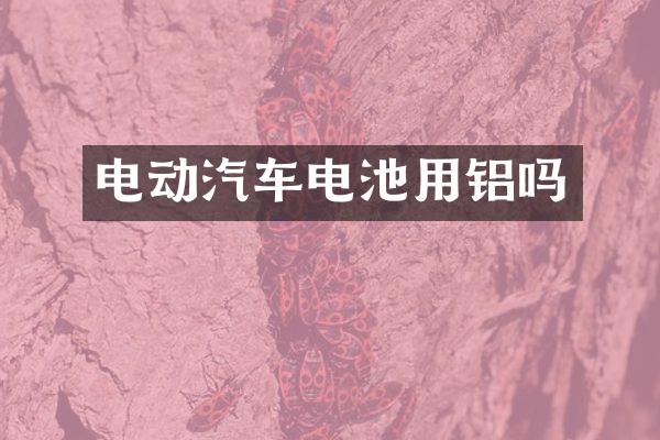 电动汽车电池用铝吗