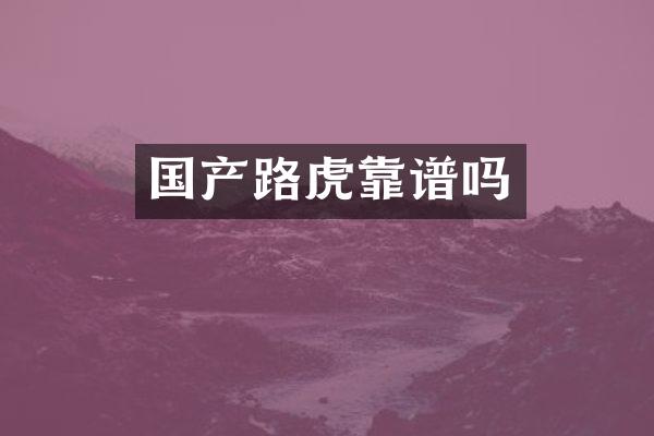 国产路虎靠谱吗