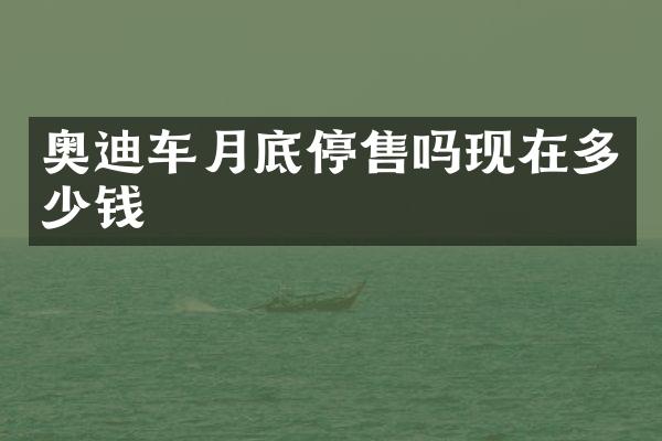 奥迪车月底停售吗现在多少钱
