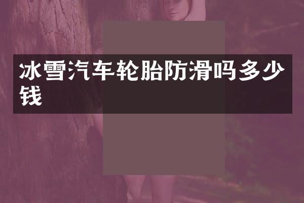 冰雪汽车轮胎防滑吗多少钱