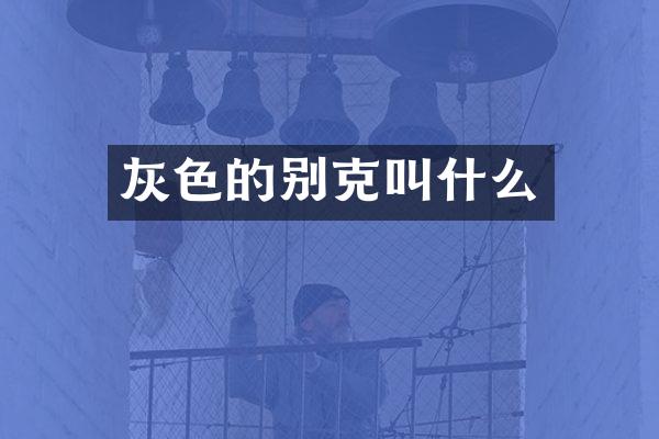 灰色的别克叫什么