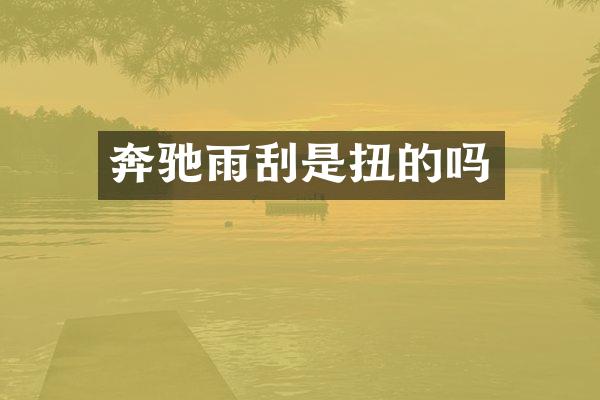 奔驰雨刮是扭的吗