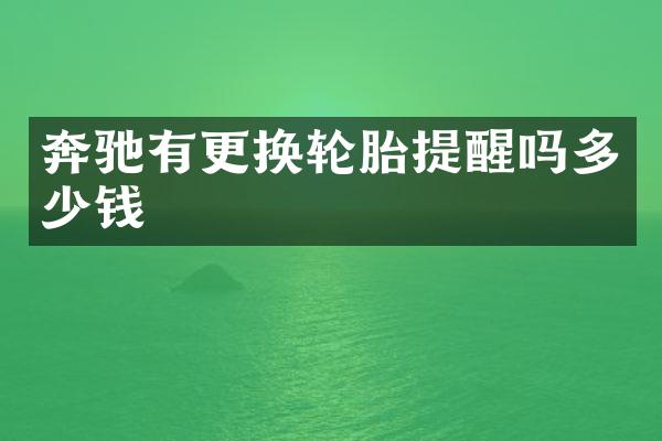奔驰有更换轮胎提醒吗多少钱