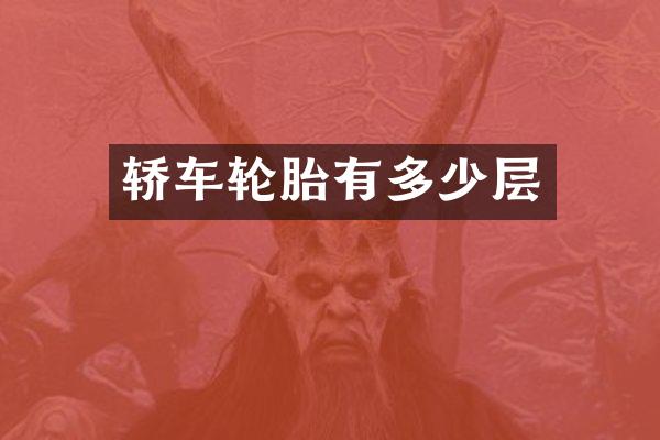 轿车轮胎有多少层
