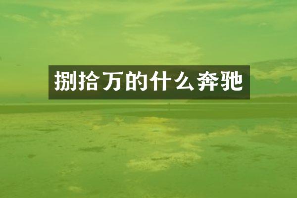 捌拾万的什么奔驰