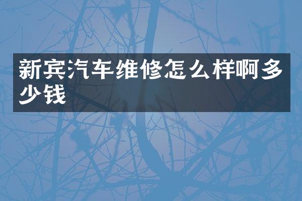 新宾汽车维修怎么样啊多少钱