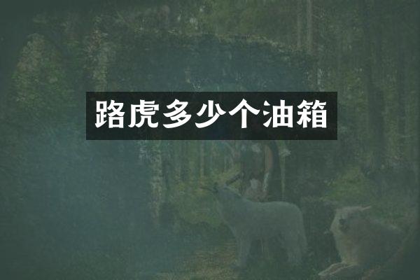 路虎多少个油箱