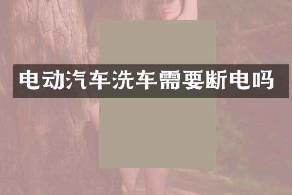 电动汽车洗车需要断电吗