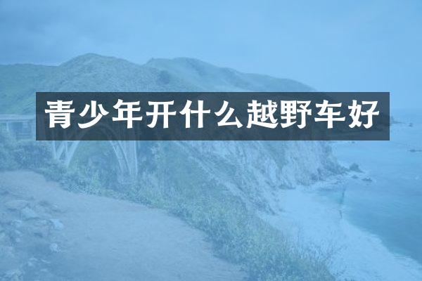 青少年开什么越野车好