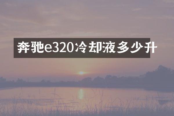 奔驰e320冷却液多少升