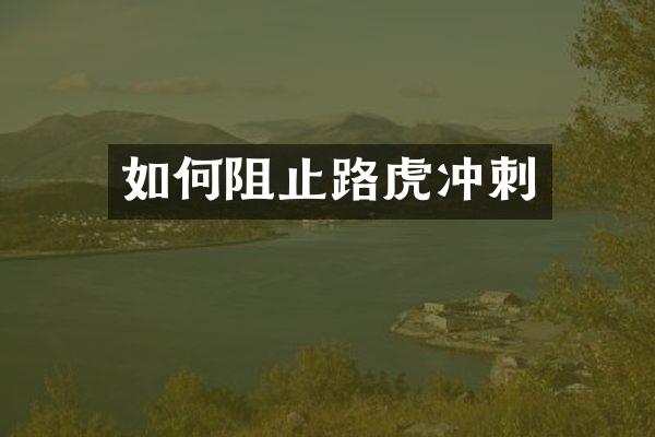 如何阻止路虎冲刺