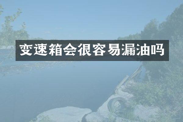 变速箱会很容易漏油吗