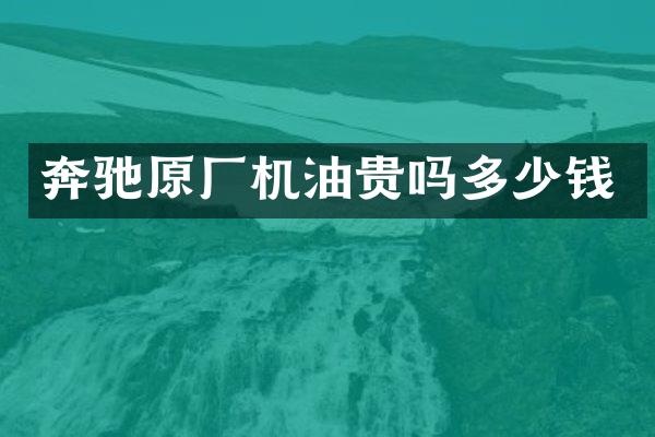 奔驰原厂机油贵吗多少钱