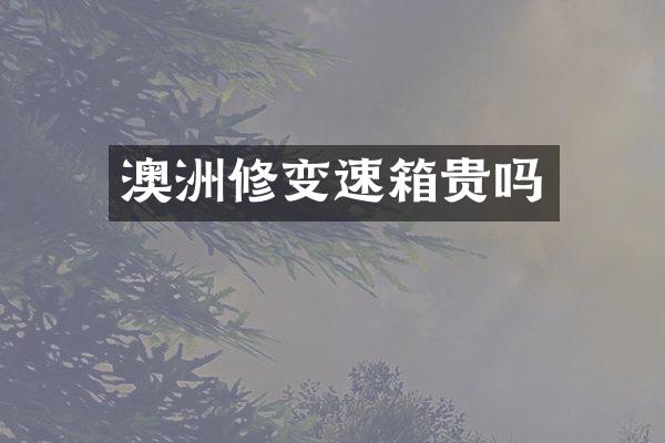 澳洲修变速箱贵吗
