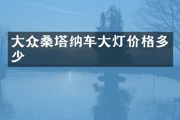 大众桑塔纳车大灯价格多少