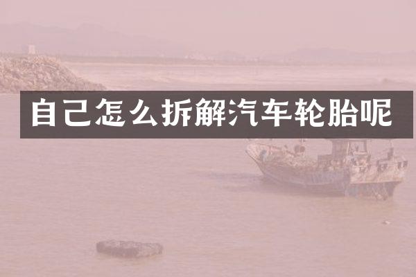 自己怎么拆解汽车轮胎呢