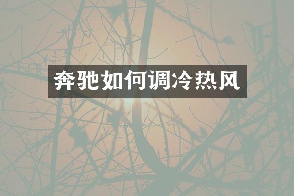 奔驰如何调冷热风