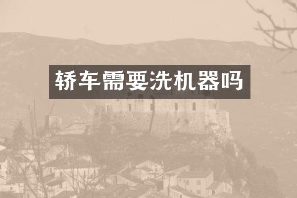 轿车需要洗机器吗