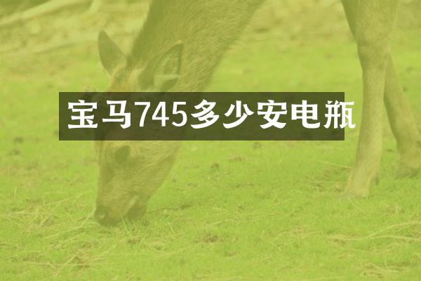 宝马745多少安电瓶